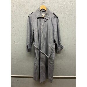 Yves Saint Laurent Vintage Single Breasted Trench Coat Jacket Size 46